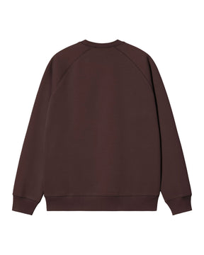 Carhartt Wip Chase Sweat Palisander-Gold
