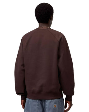 Carhartt Wip Chase Sweat Palisander-Gold