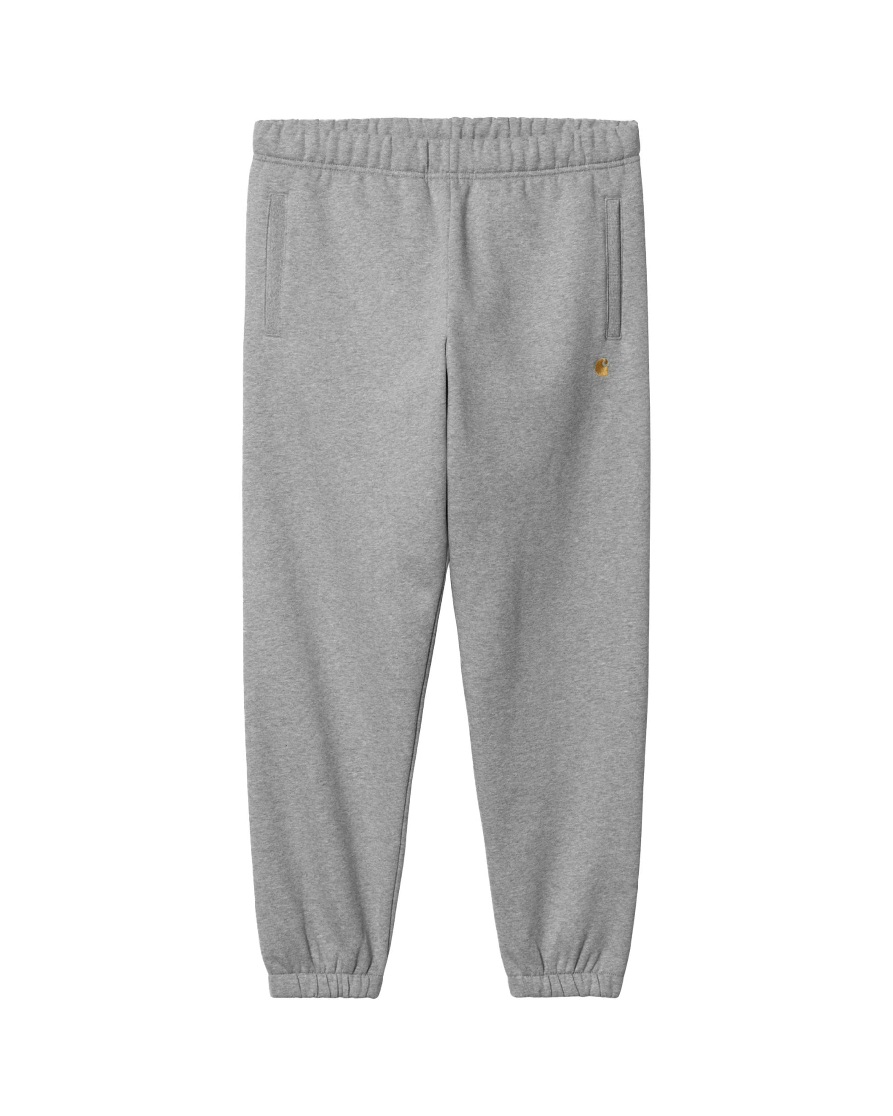 Carhartt Wip Chase Sweat Pant Gray Heather-Gold