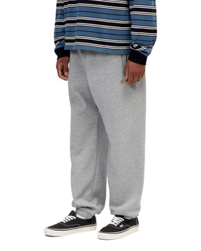 Carhartt Wip Chase Sweat Pant Gray Heather-Gold