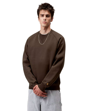 Carhartt Wip Chase Sweat Tobacco-Gold