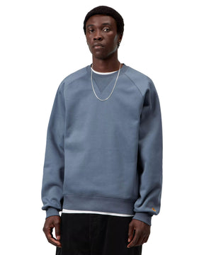 Carhartt Wip Chase Sweatshirt Icesheet-Gold
