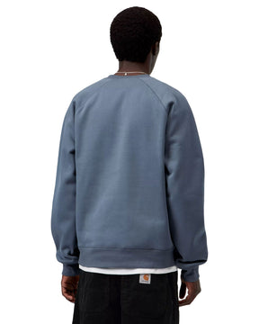 Carhartt Wip Chase Sweatshirt Icesheet-Gold