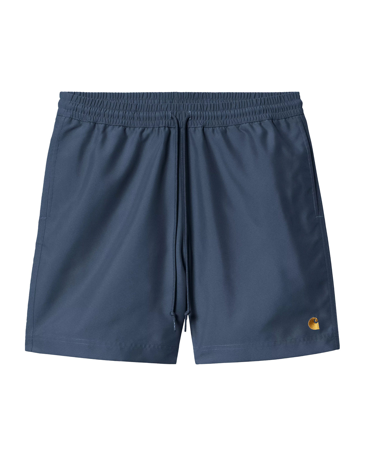 Carhartt Wip Chase Swim Trunks Dusky Blue-Gold