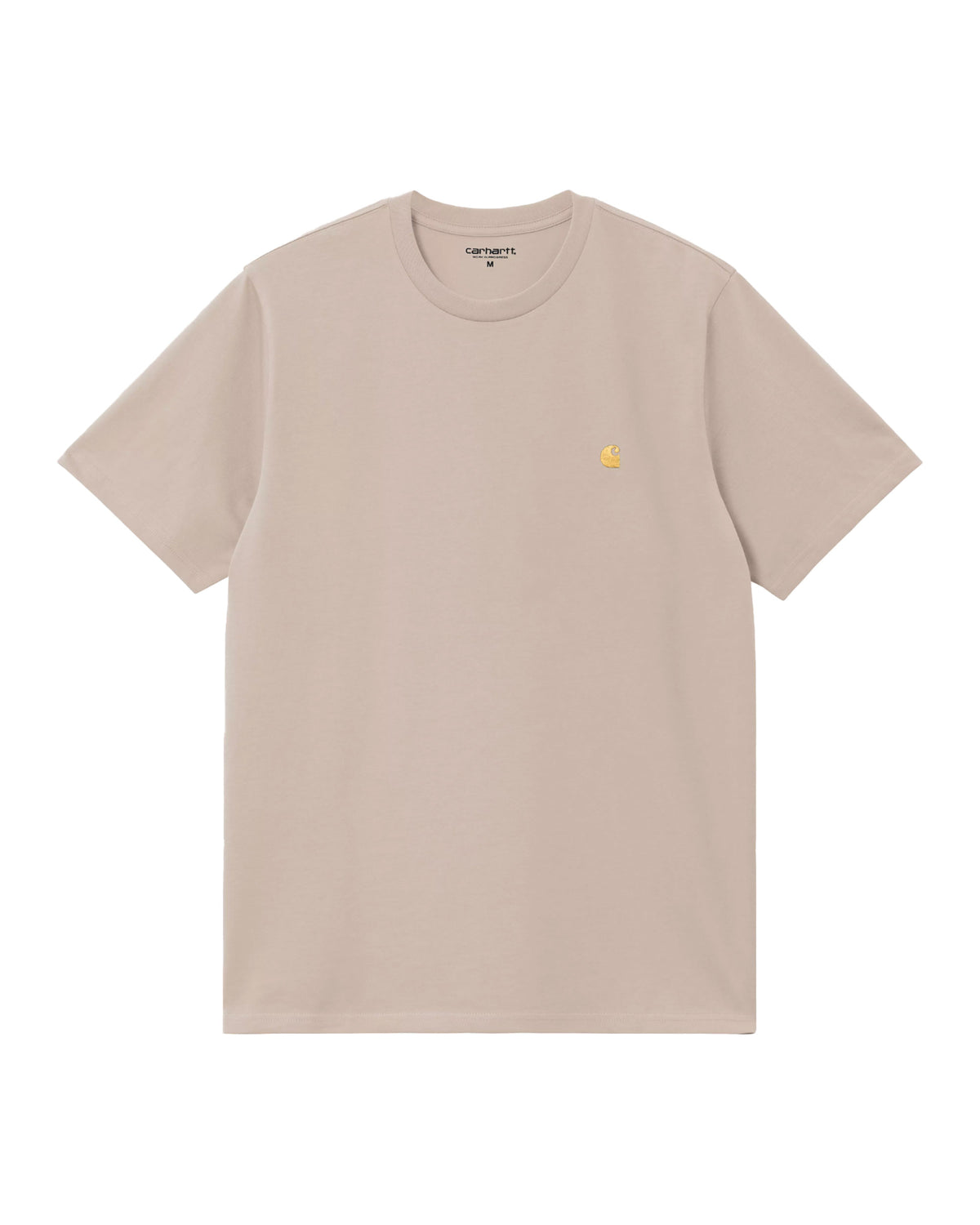 Carhartt Wip Chase T-Shirt Fleur De Sel-Gold