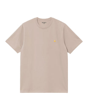 Carhartt Wip Chase T-Shirt Fleur De Sel-Gold