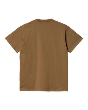 Carhartt Wip Chase T-Shirt Hamilton Brown-Gold
