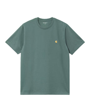 Carhartt Wip Chase T-shirt Silver Pine-Gold