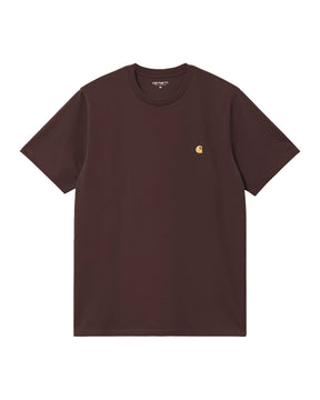 Carhartt Wip Chase T-shirt Palisander-Gold