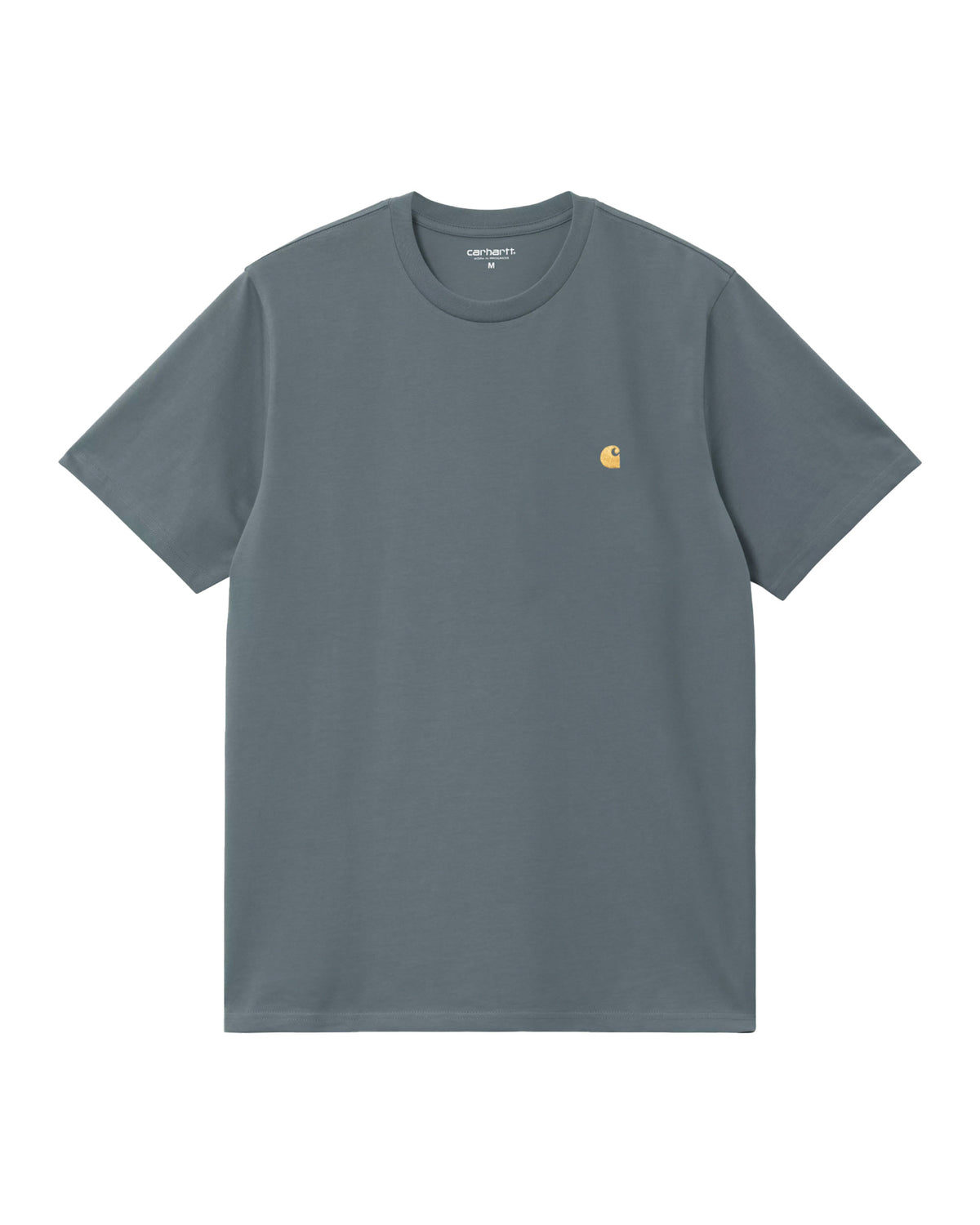 Carhartt Wip Chase Tee Blu Chiaro Oro
