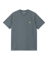 Carhartt Wip Chase Tee Light Blue Gold