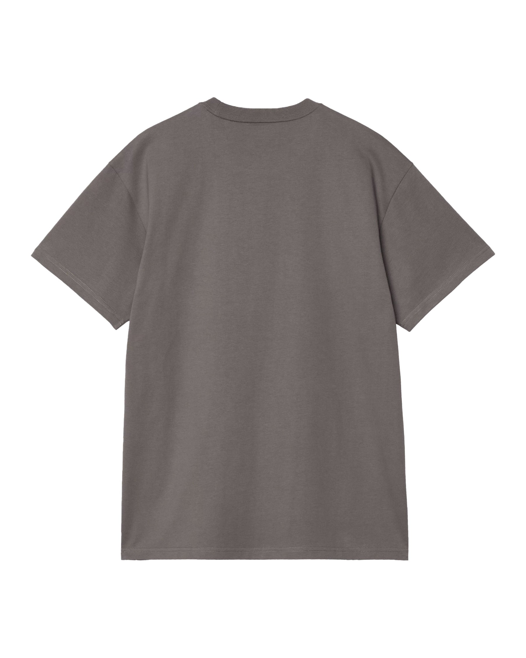 Carhartt Wip Chase Tee Grigio Scuro Oro