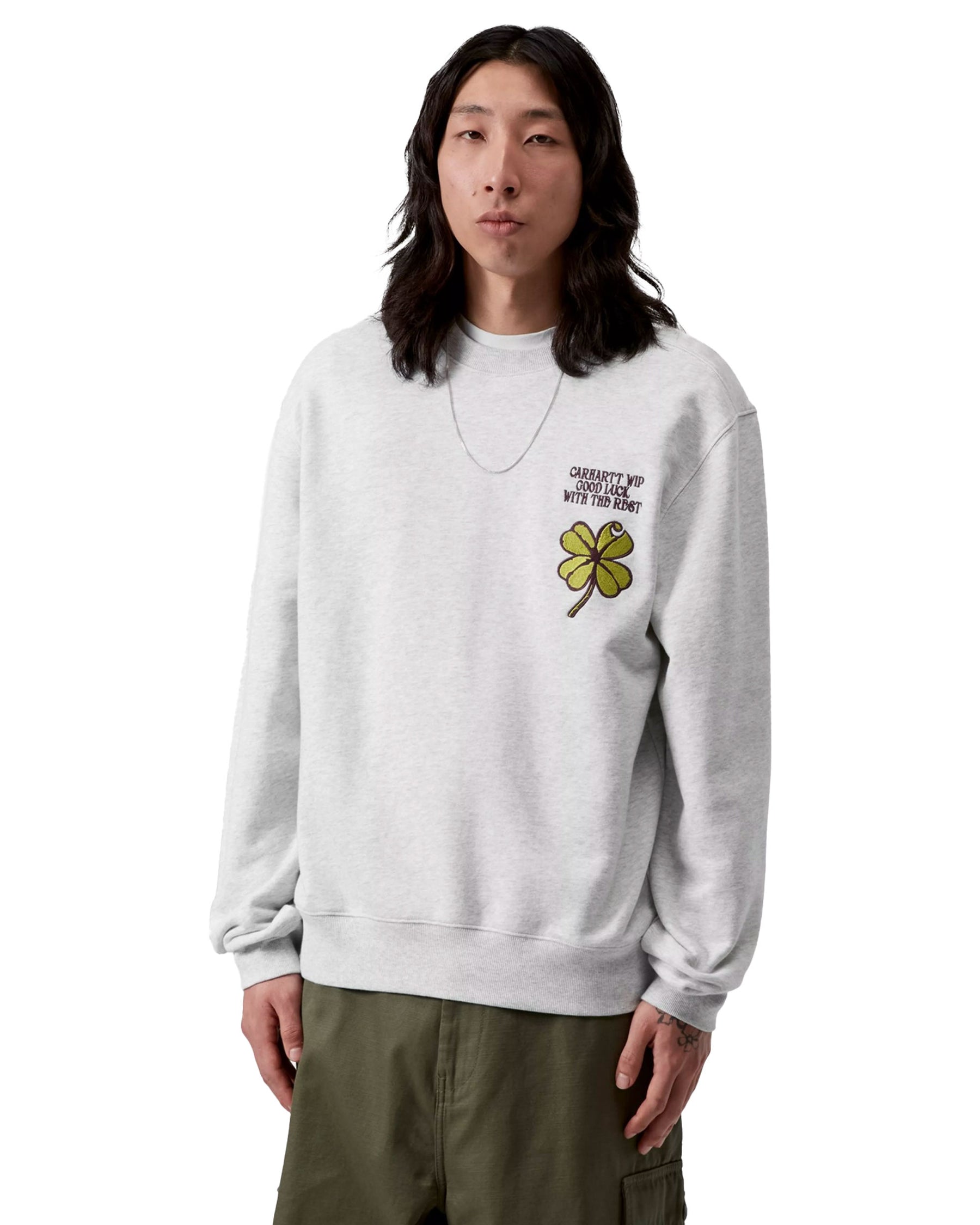 Carhartt Wip Clover Sweatshirt Grigio