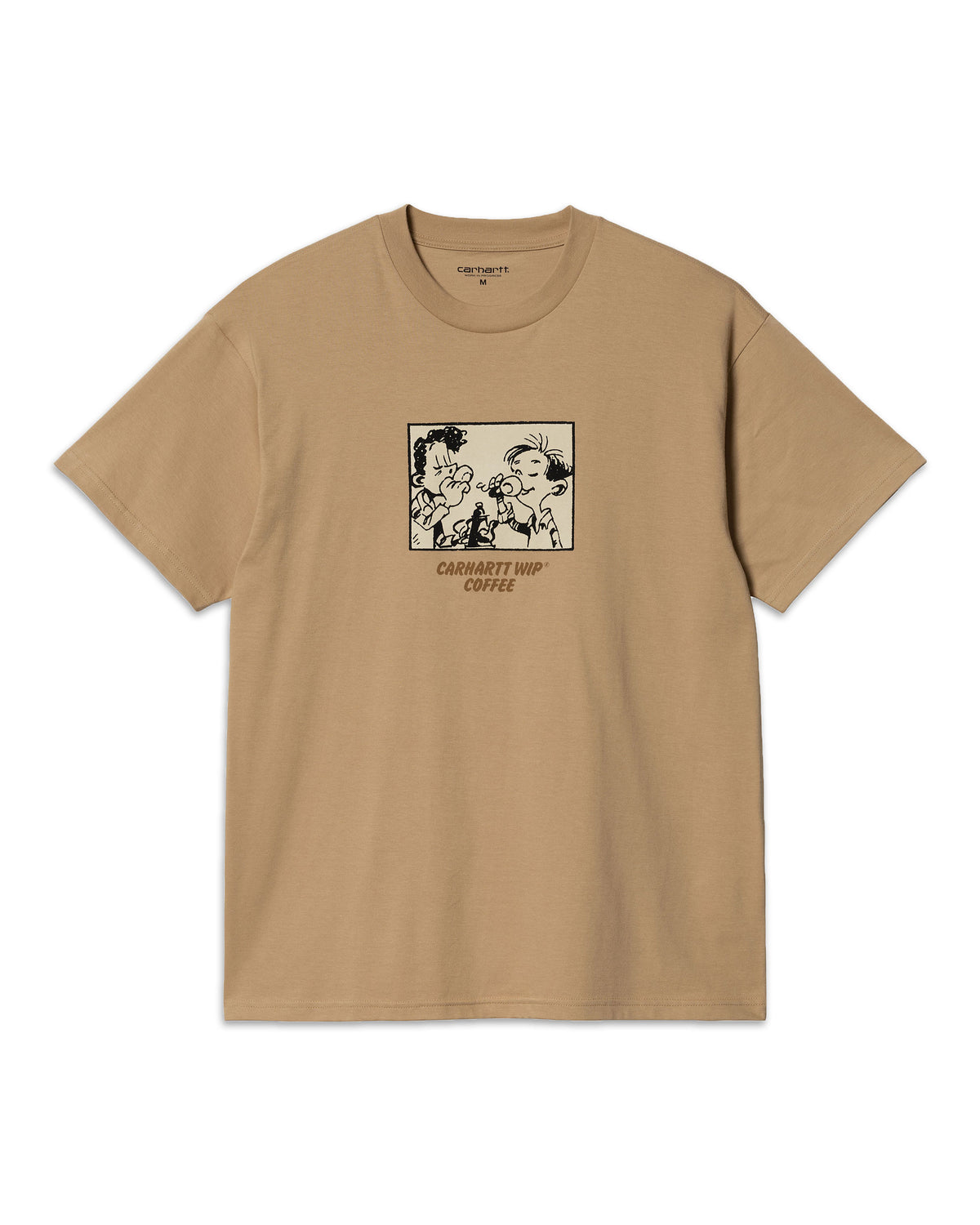 Carhartt Wip Coffee T-shirt Dusty Hamilton Brown