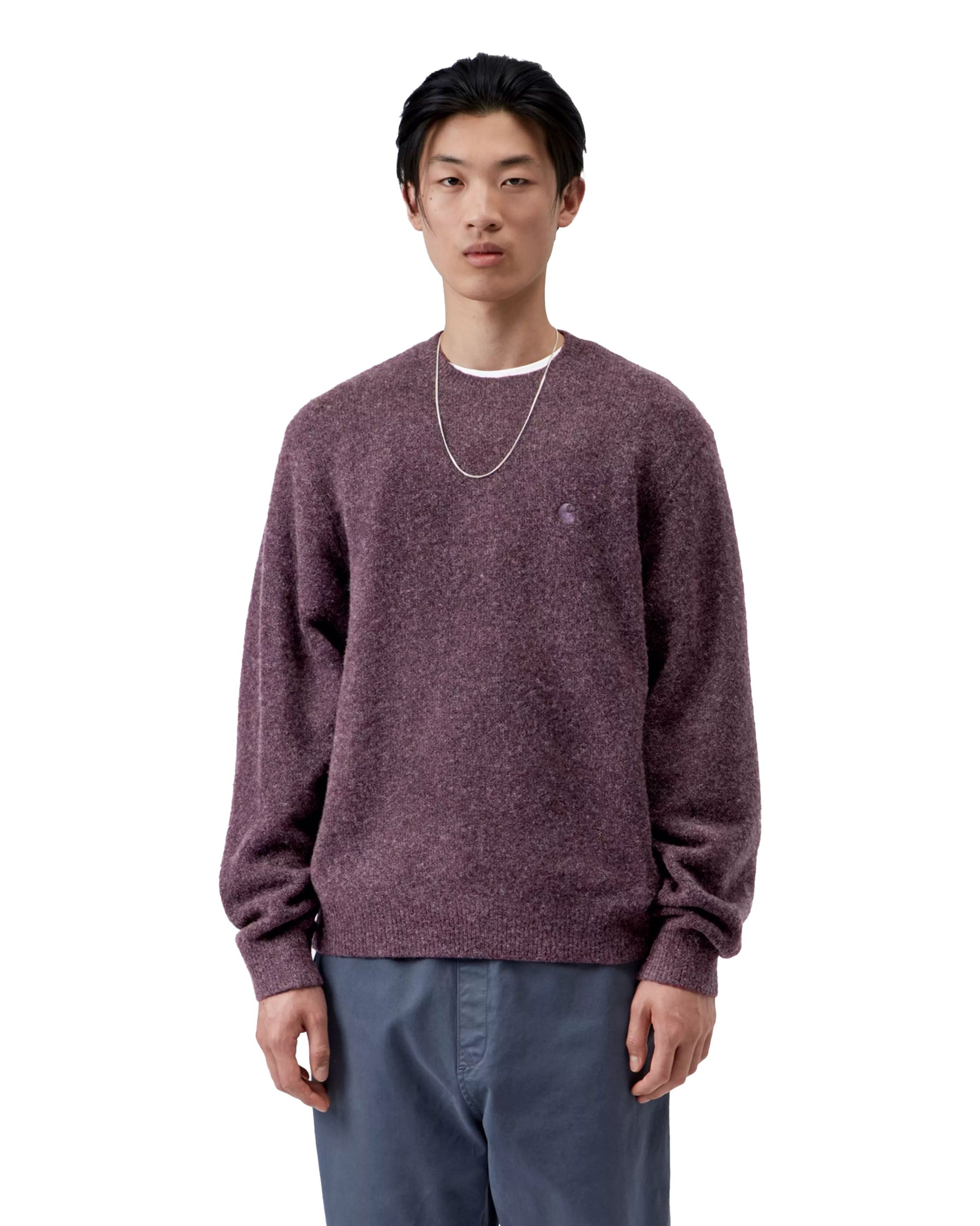Carhartt Wip Curtis Sweater Tangled Shady Purple