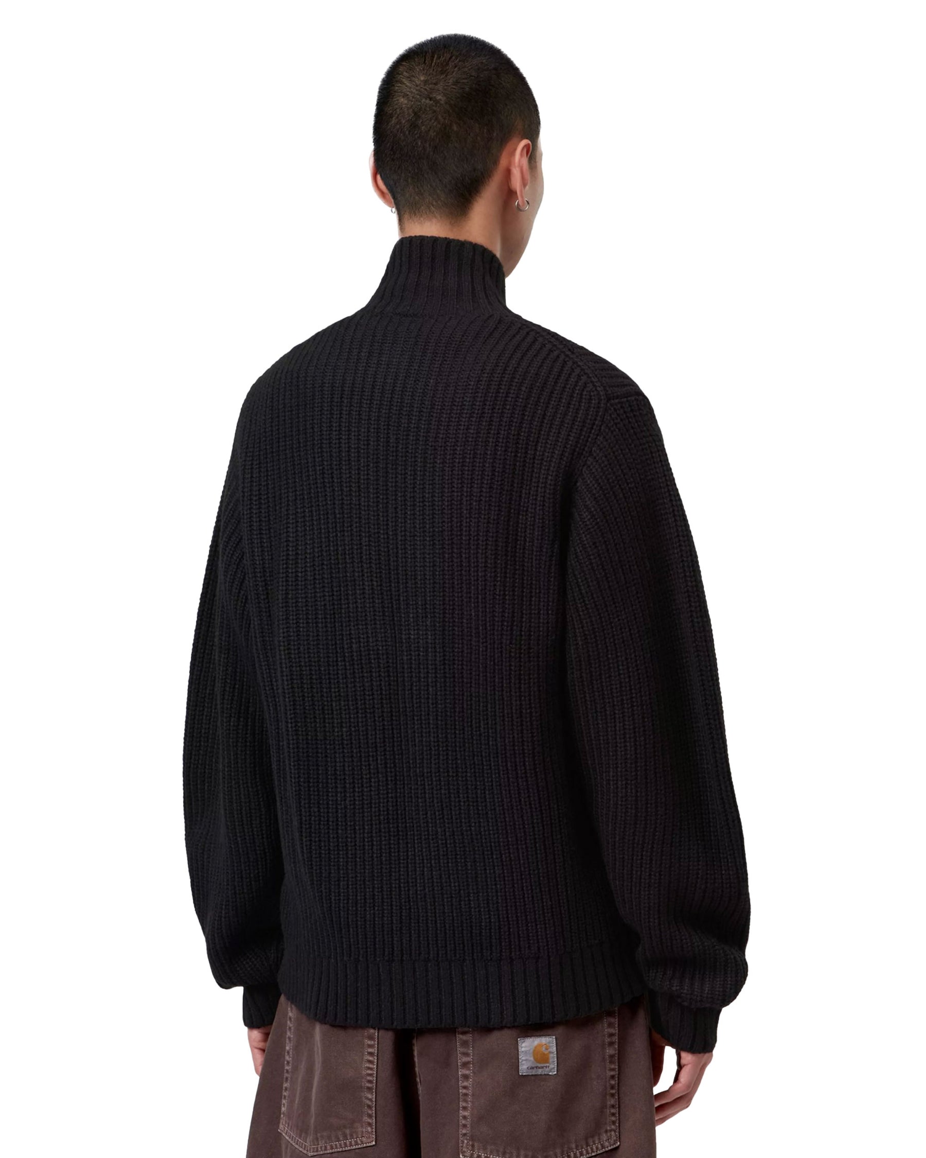 Carhartt Wip Detroit Half Zip Sweater WIP Black