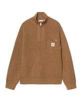 Carhartt Wip Detroit Half Zip Sweater WIP H Brown