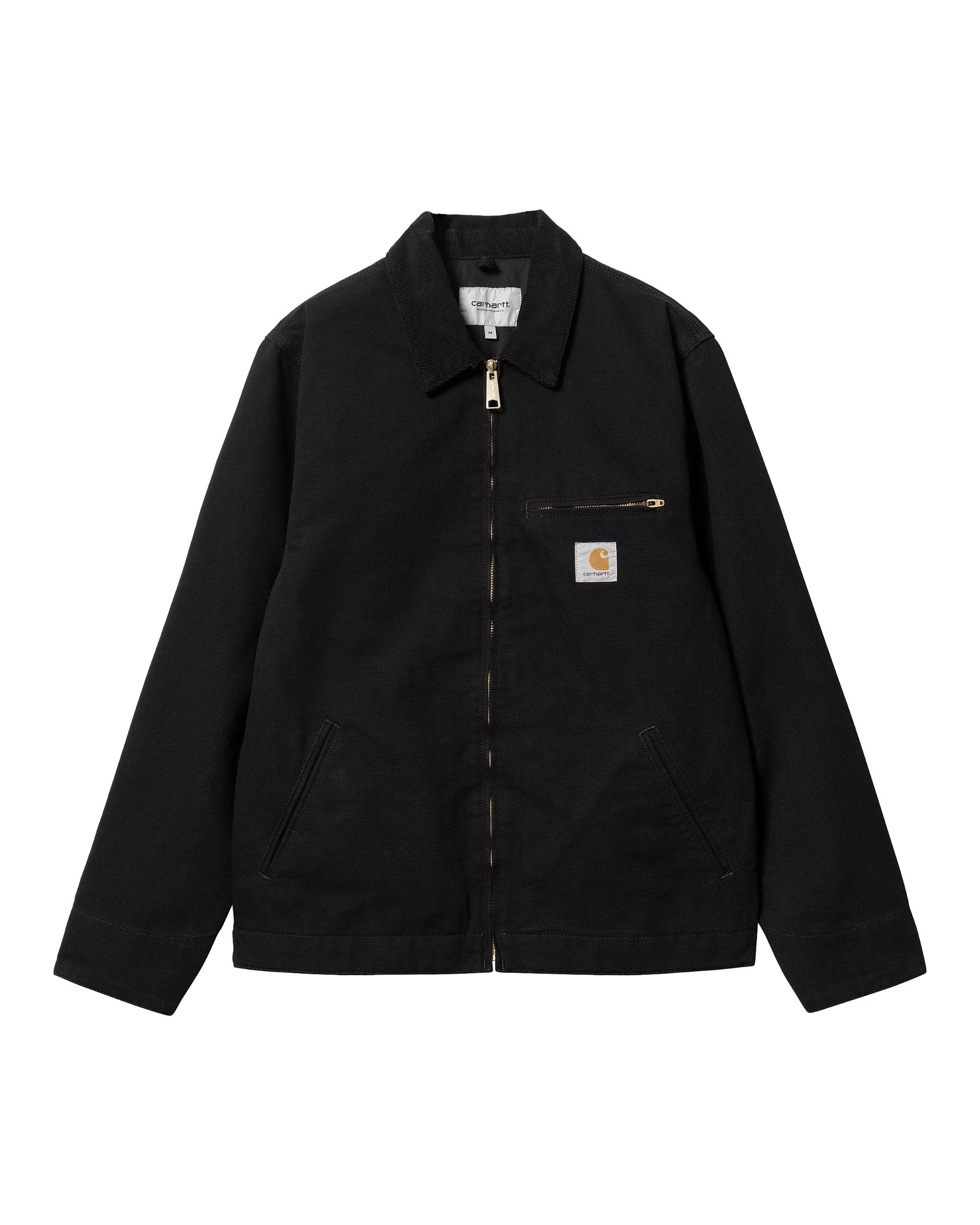 Carhartt Wip Detroit Jacket Black-Black rinsed