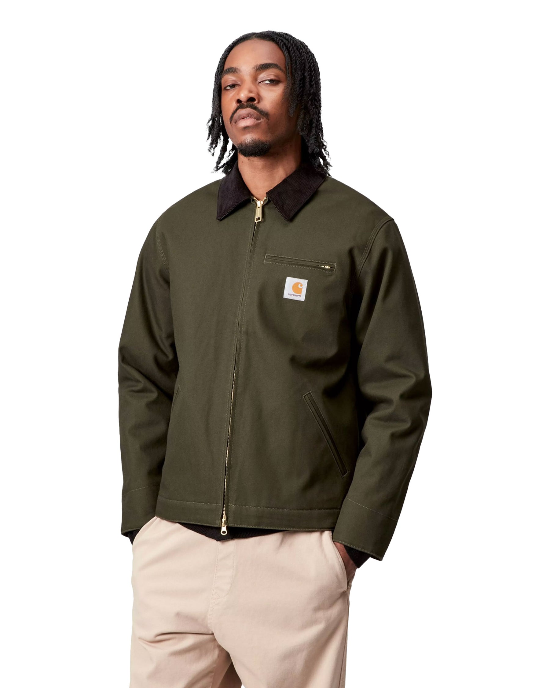 Carhartt Wip Detroit Jacket Olive-Black Rigid