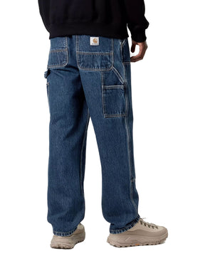 Carhartt Wip Double Knee Pant Blue Stone Washed