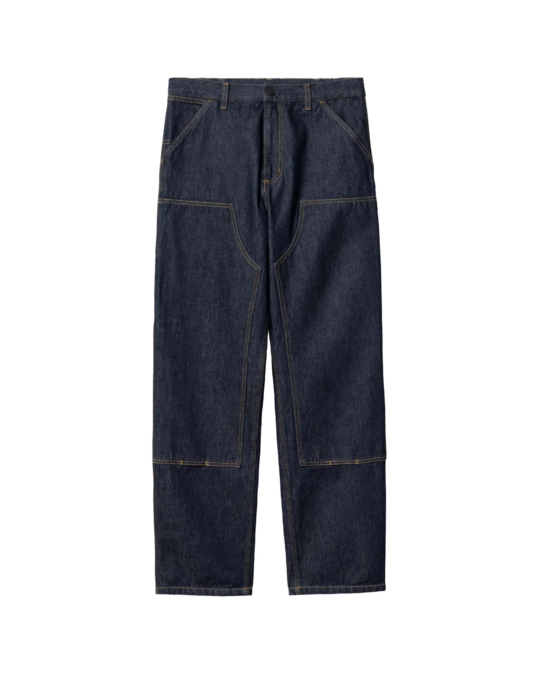 Carhartt Wip Double Knee Pant Blue rinsed