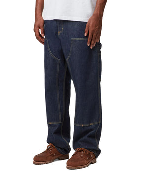 Carhartt Wip Double Knee Pant Blue rinsed