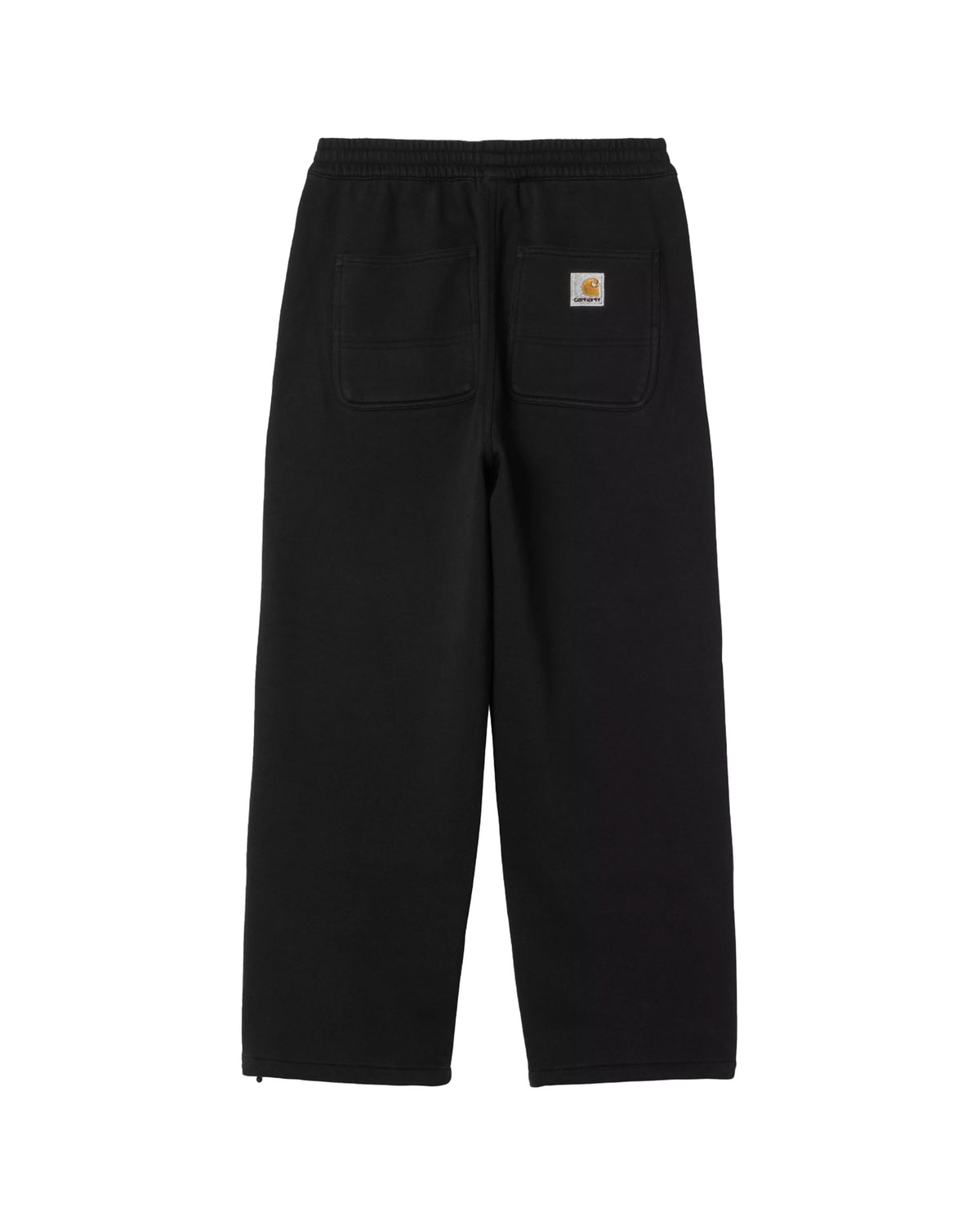 Carhartt Wip Double Knee Sweat Pant Black Stone Washed
