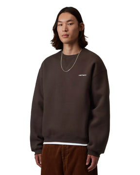 Carhartt Wip Ebbert Sweat Tobacco-White