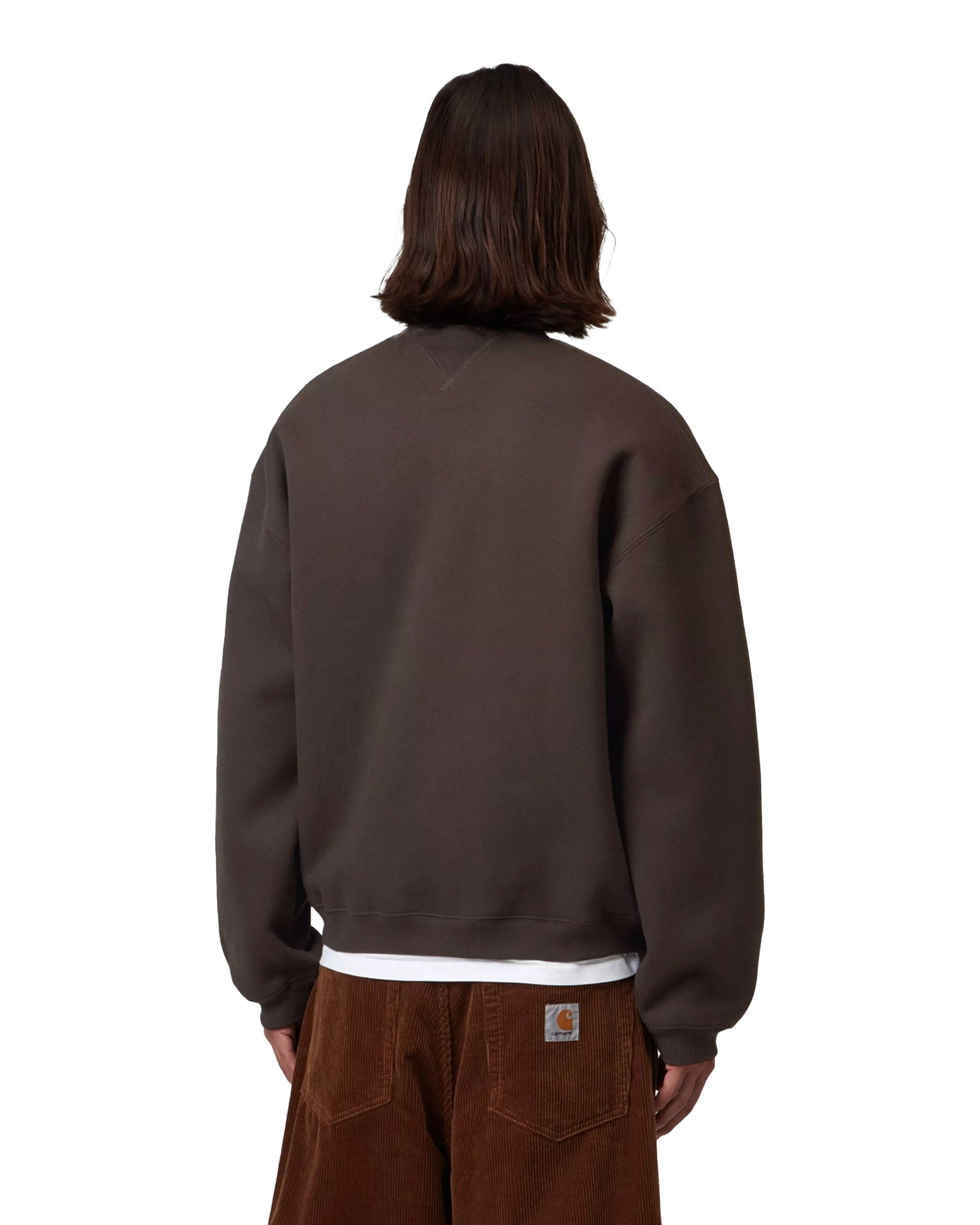 Carhartt Wip Ebbert Sweat Tobacco-White