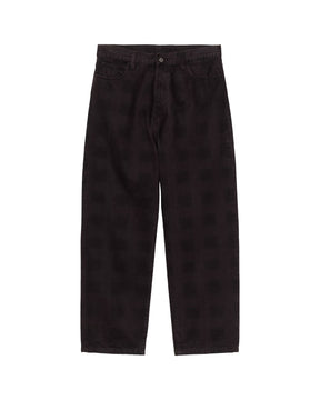 Carhartt Wip Everson Pant Everson Print Black Palisander
