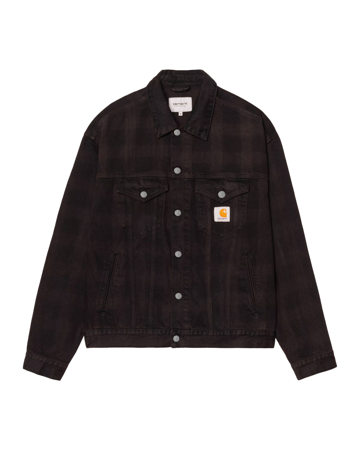 Carhartt Wip Everson Trucker Jacket Everson Print Black Palisander