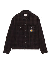 Carhartt Wip Everson Trucker Jacket Everson Print Black Palisander