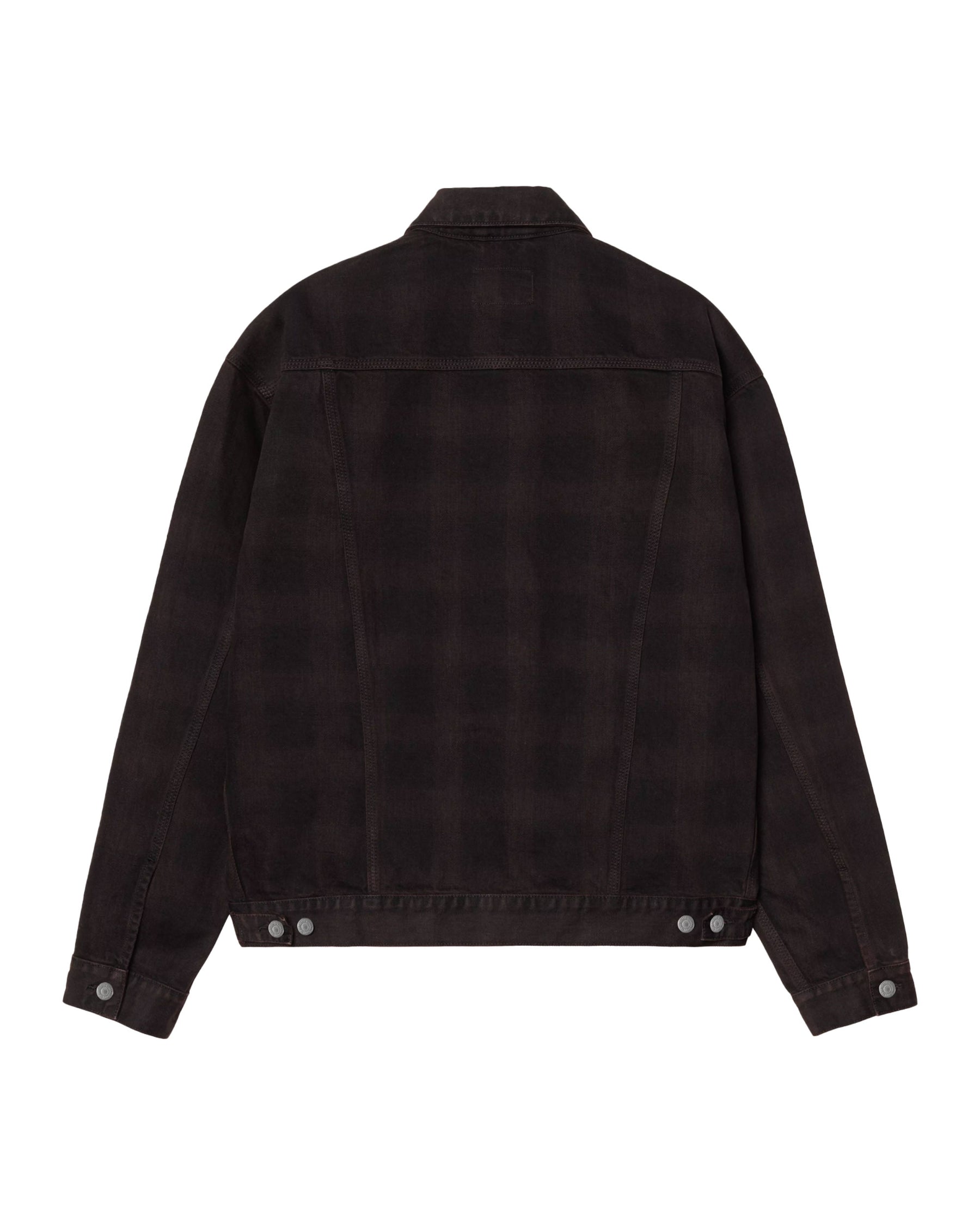 Carhartt Wip Everson Trucker Jacket Everson Print Black Palisander