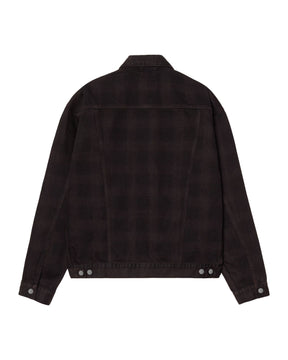 Carhartt Wip Everson Trucker Jacket Everson Print Black Palisander