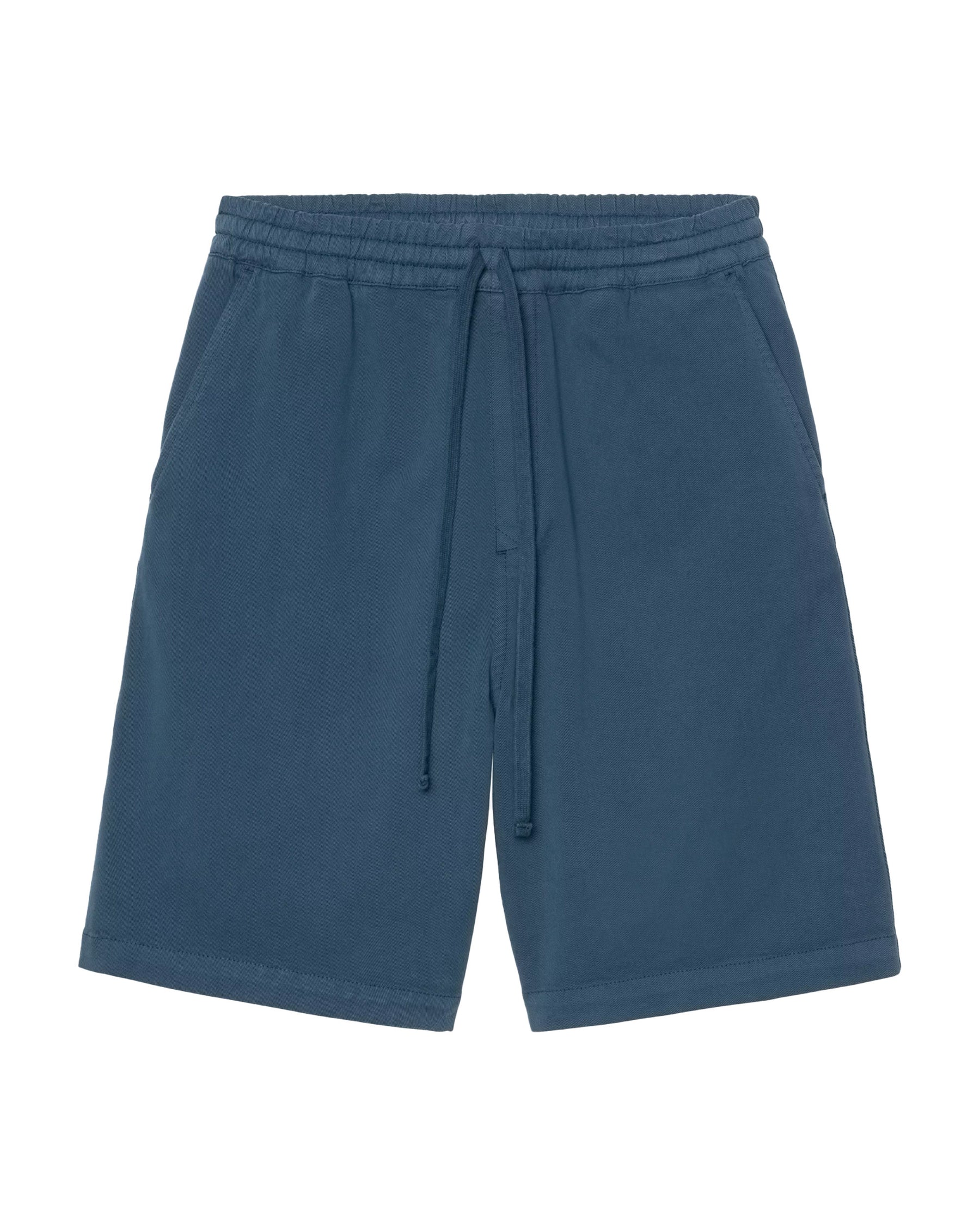 Bermuda Uomo Floyde Short Blu River Garment Dyed