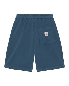 Bermuda Uomo Floyde Short Blu River Garment Dyed