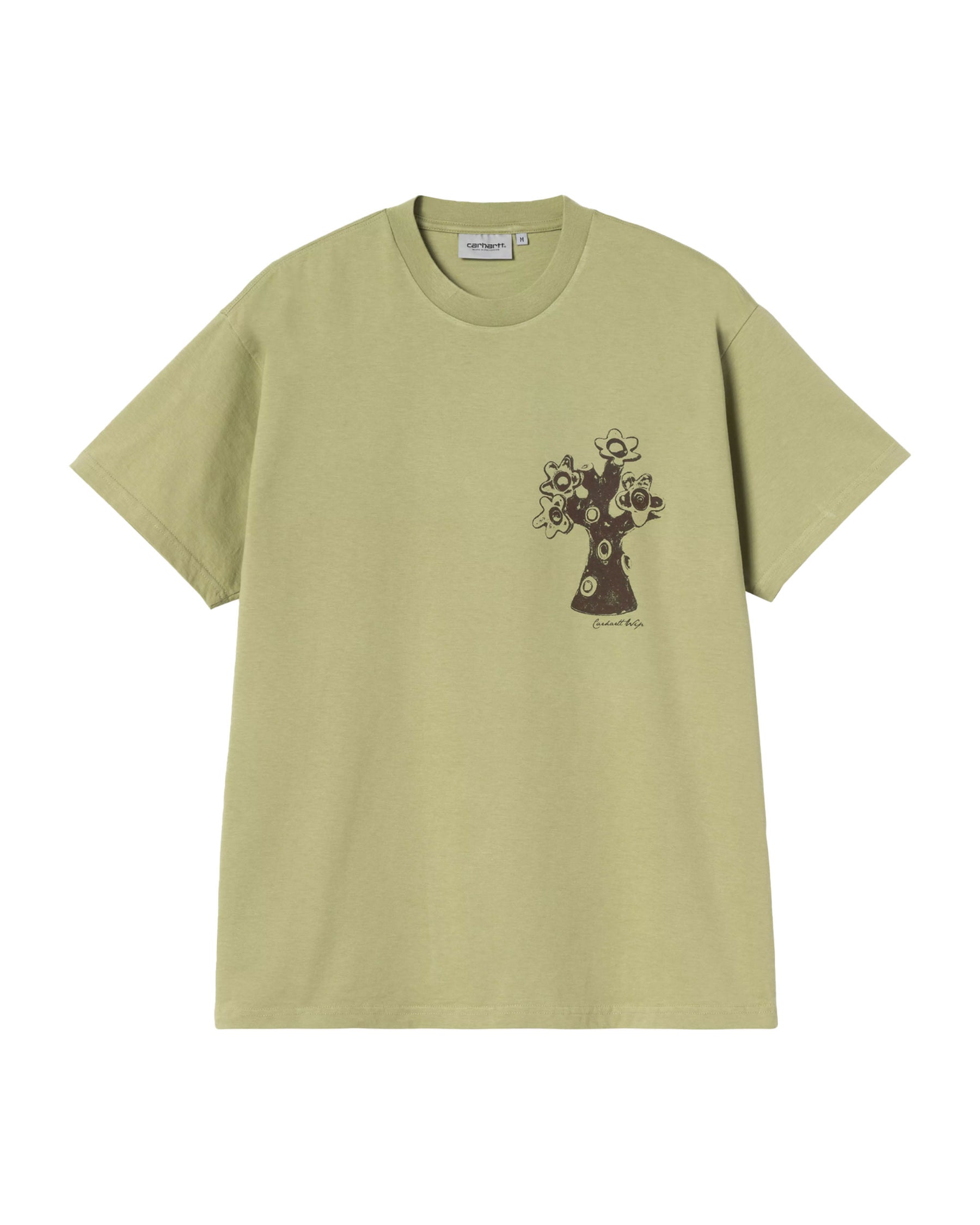 Forma Men's T-Shirt Green Stone Wash