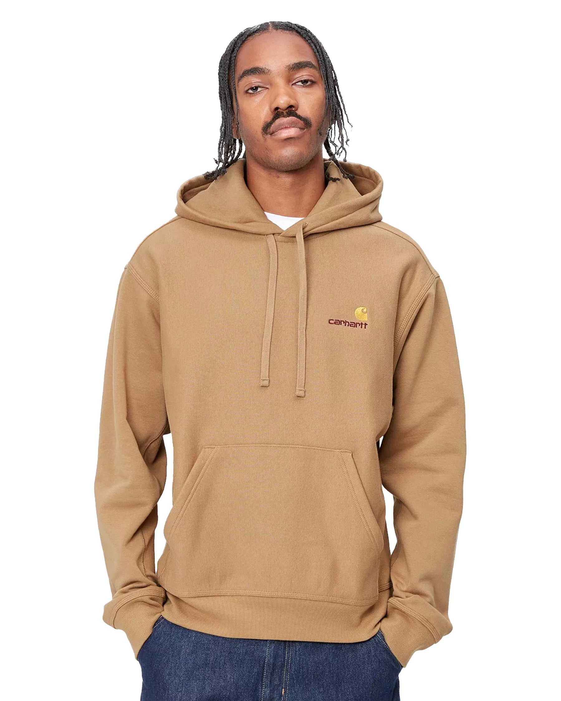 Carhartt Wip Hooded American Script Peanut
