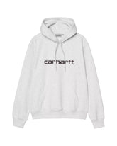Carhartt Wip Hooded Carhartt Sweat Ash Heather-Graphite
