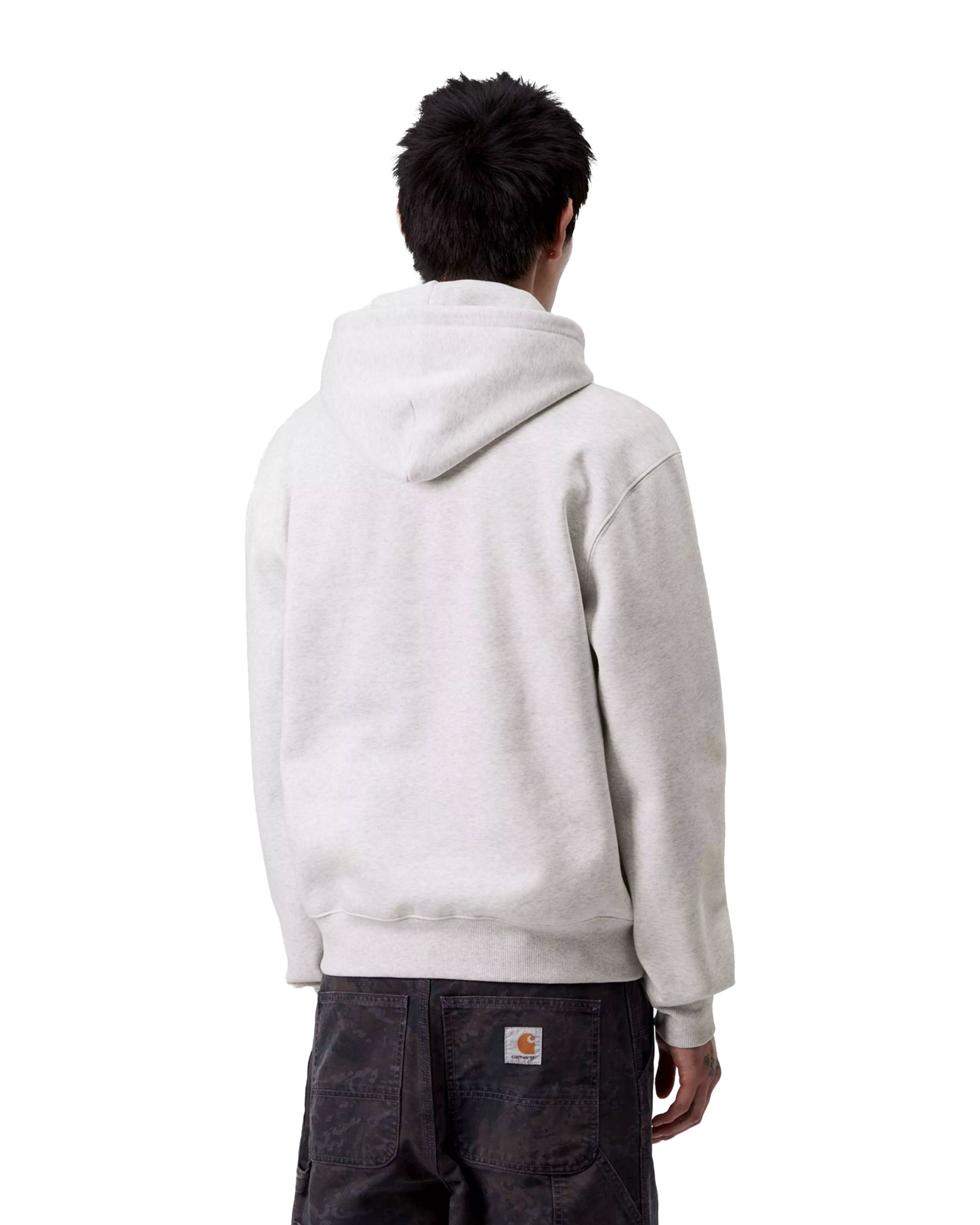 Carhartt Wip Hooded Carhartt Sweat Ash Heather-Rondo