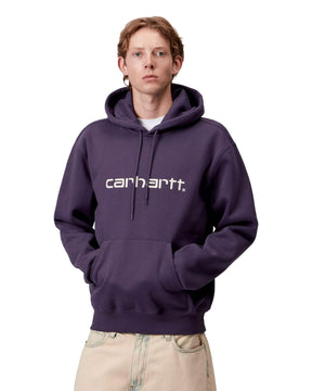 Carhartt Wip Hooded Carhartt Sweat Lokers-Salt