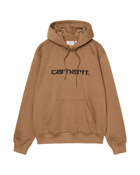 Carhartt Wip Hooded Carhartt Sweat WIP H Brown-Black