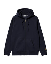 Carhartt Wip Hooded Chase Jacket Dark Navy-Gold