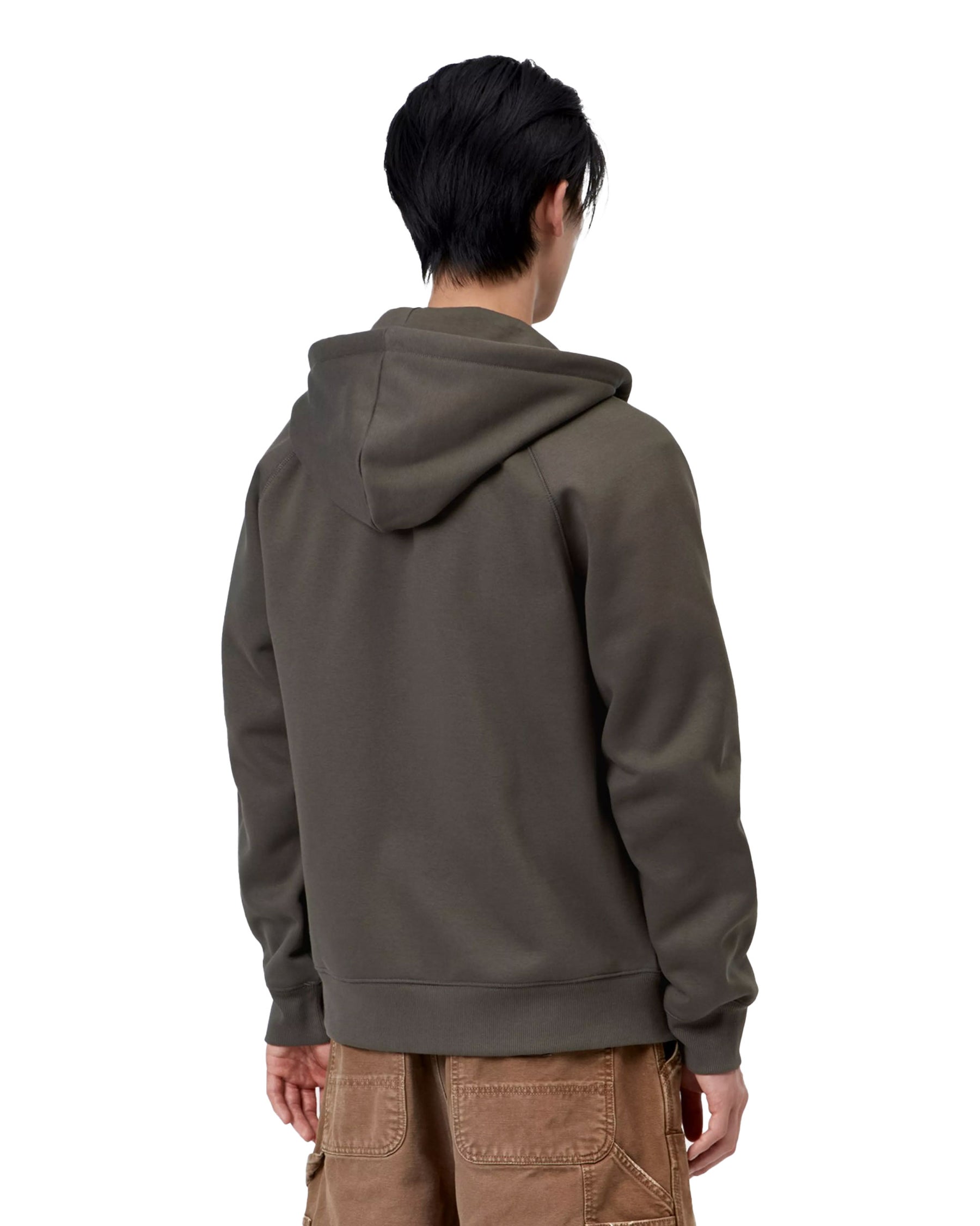 Carhartt Wip Hooded Chase Jacket Shungite-Gold