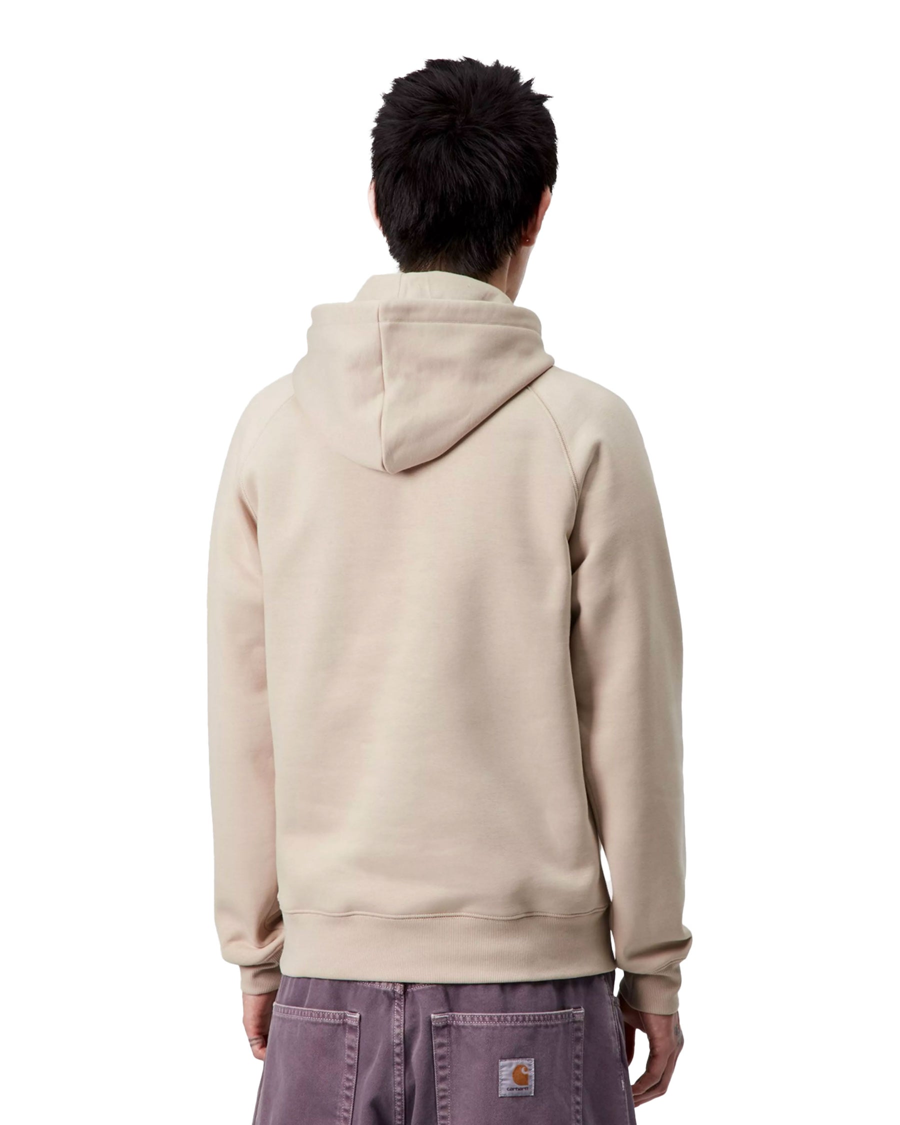 Carhartt Wip Hooded Chase Sweat Fleur De Sel-Gold