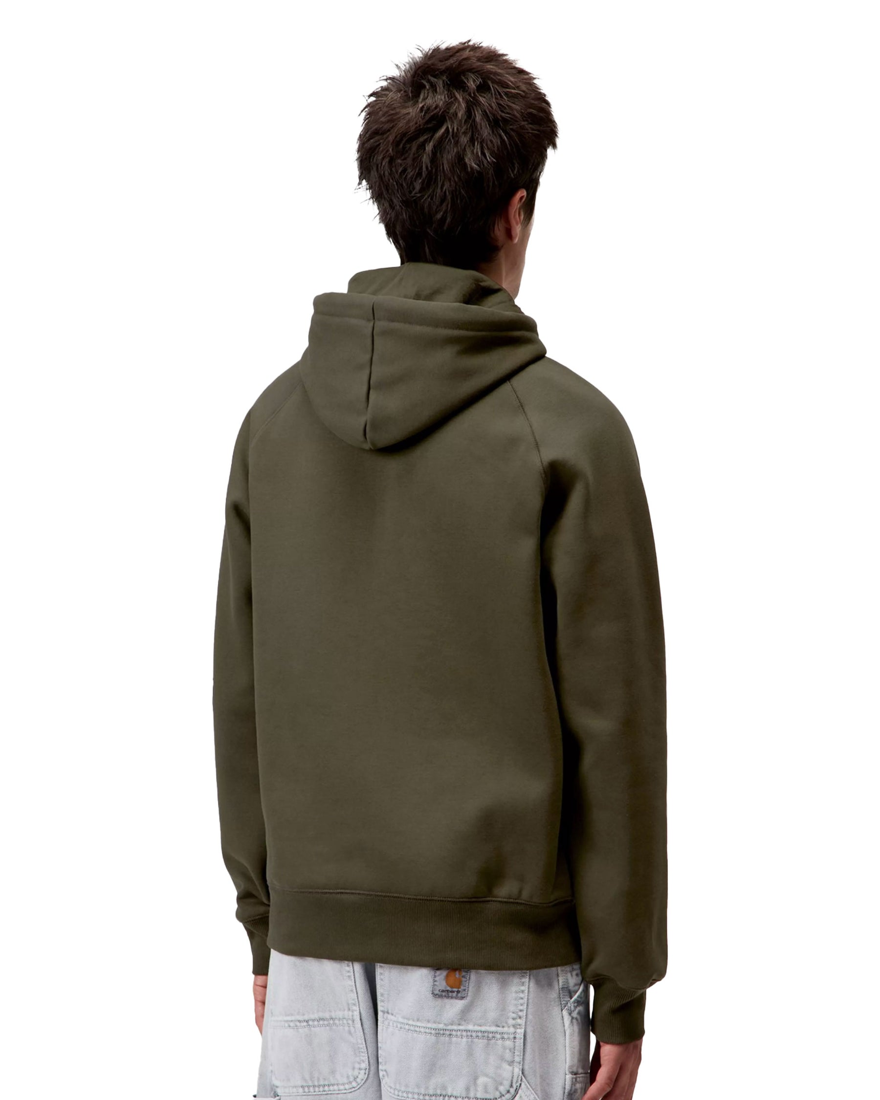 Carhartt Wip Hooded Chase Sweat Olive-Gold