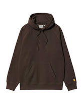 Carhartt Wip Hooded Chase Sweat Tobacco-Gold