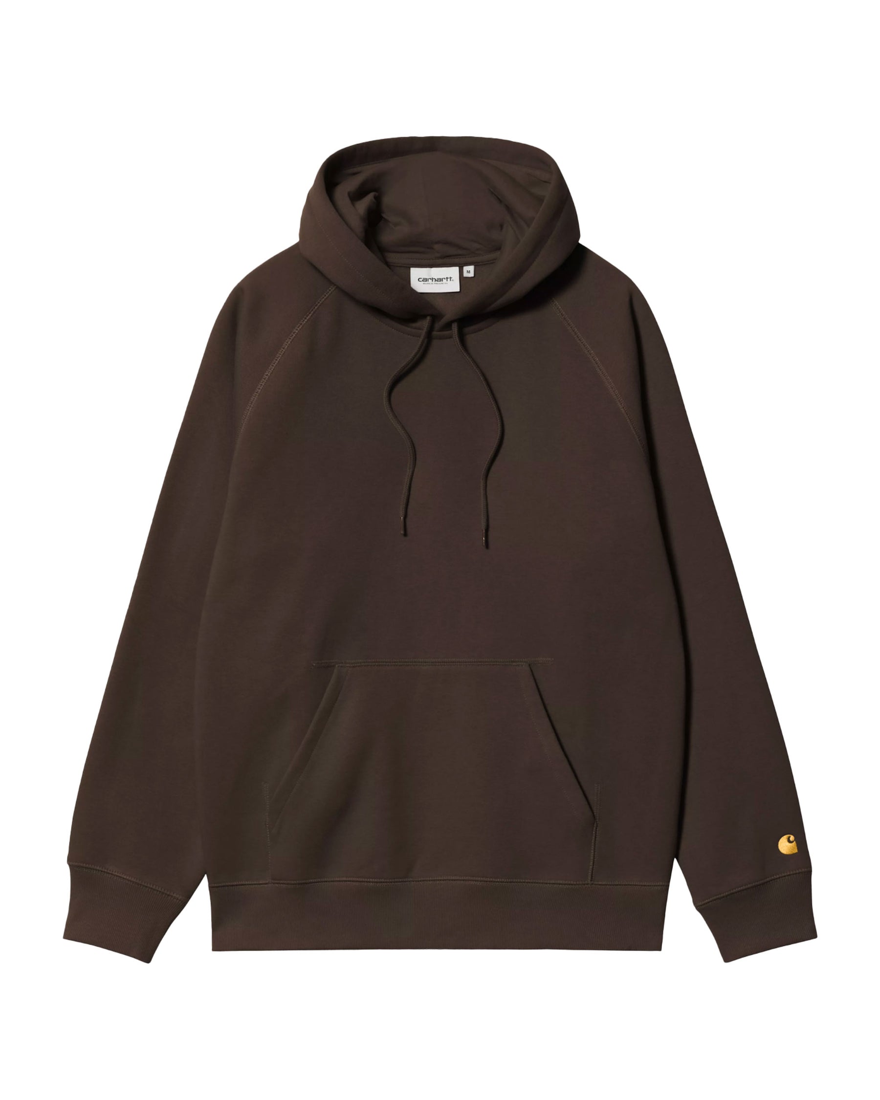 Carhartt Wip Hooded Chase Sweat Tobacco-Gold