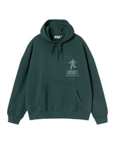 Carhartt Wip Hooded Distance Sweat Dark Fir stone dyed