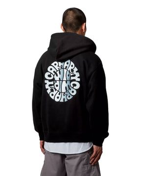 Carhartt Wip Hooded Jazzy Sweat Jacket Black-Air Sky